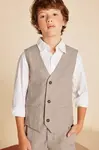 Dětská vesta s příměsí lnu Mayoral
