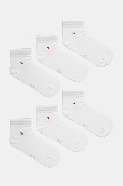 Ponožky Tommy Hilfiger pánské, bílá barva, 701219563