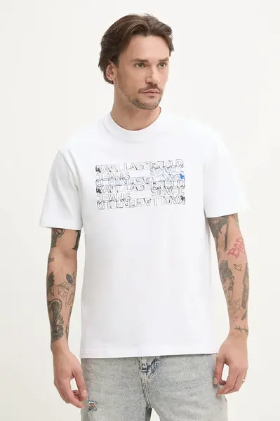 Bavlněné tričko Karl Lagerfeld Jeans