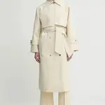 Kabát Day Birger et Mikkelsen Chapin dámský, béžová barva, přechodný, dvouřadový, DAY65243662