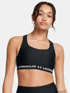 Dámská podprsenka Under Armour Crossback Mid Bra-BLK - Dámské