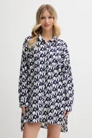 Noční košilka Dkny dámská, tmavomodrá barva, YI30048
