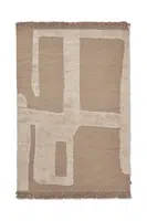 Vlněný koberec ferm LIVING Alley Wool Rug hnědá barva