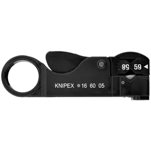 Nástroj na odizolování koaxiálních kabelů (RG 58, RG 59, RG 62) - KNIPEX 16 60 05 SB