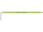 Wera 022662 Zástrčný klíč šestihranný (inbus) 2,5 mm 3950 SPKL Multicolour, nerezová ocel