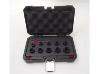 Hlavice na poškozené šrouby 3/8" 9-19 mm, sada 11 dílů - QUATROS QS50928