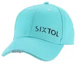 Kšiltovka s LED světlem 25 lm, nabíjecí USB, maskáč, univerzální velikost - SIXTOL B-CAP Barva: tyrkys