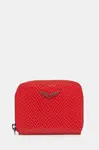 Peněženka ZADIG&VOLTAIRE dámská, červená barva, LWSG01189