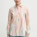 Bavlněná košile PS Paul Smith růžová barva, regular, s klasickým límcem, W2R.331B.P31281