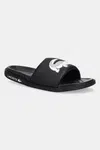Pantofle Lacoste SERVE SLIDE DUAL pánské, černá barva, 49CMA0038