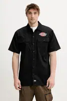 Košile Dickies pánská, černá barva, relaxed, s klasickým límcem, DK0A4XRRBLK1