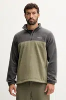 Fleecová mikina Columbia Steens Mountain Half Zip šedá barva, 1620191