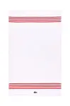 Středně velký bavlněný ručník Lacoste LCOURTLI Rouge 90 x 150 cm