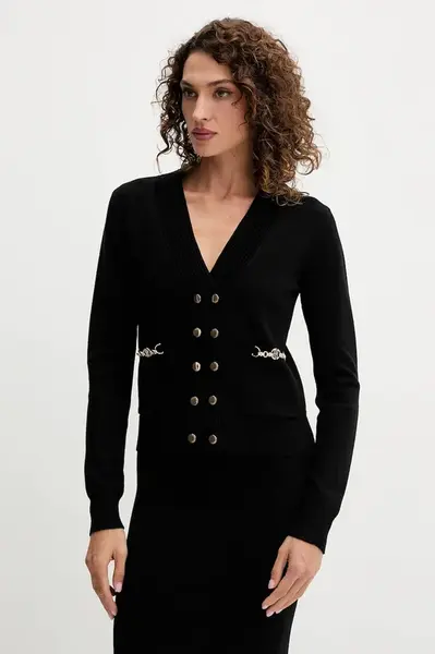 Kardigan Fracomina dámský, černá barva, FR25WT8010K55601