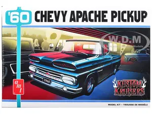 Skill 2 Model Kit 1960 Chevrolet Apache Pickup Truck "Kustom Kruisers" 1/25 Scale Model by AMT