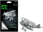 Model Kit Fokker D-VII Fighter Aircraft "Imperial German Army" (Easy Difficulty) Steel Model by Metal Earth