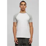 Contrasting raglan t-shirt wht/grey