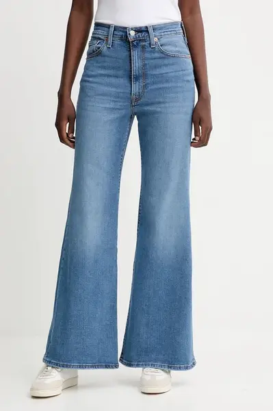 Džíny Levi's RIBCAGE BELLS dámské, high waist, A7503.0014