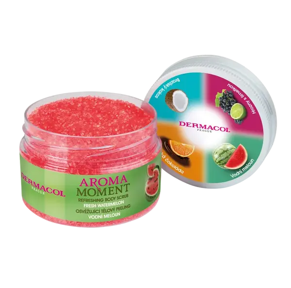 DERMACOL Aroma Moment osvěžující tělový peeling vodní meloun 200 g