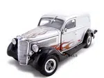 1935 Ford Sedan Delivery Silver 1/24 Diecast Car by Unique Replicas