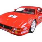 Ferrari F355 Challenge 1 Red 1/24 Diecast Model Car by Bburago