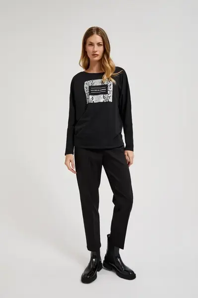 Marisse Women's Trousers Z-Sp-4513 Black