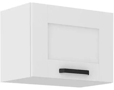 Horná výklopná kuchynská skrinka Luna, 50 cm, biela%