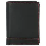 Pánska kožená peňaženka čierno/červená - Bellugio Eddie
