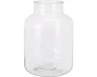 Váza 14x20 cm, recyklovateľné sklo%