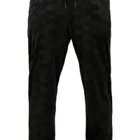 Southpole AOP Velur Pants černé