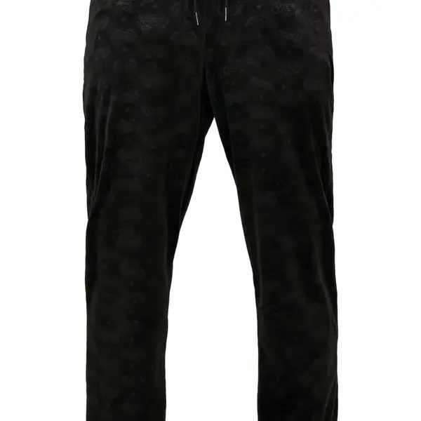 Southpole AOP Velur Pants černé