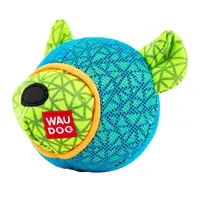 Pískacia hračka pre psa macko modrý