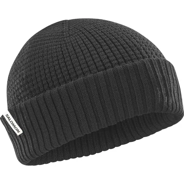 Salomon DOCKER BEANIE deep black Čepice