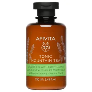 APIVITA Tonic Mountain Tea Shower Gel with Essential Oils, 250ml