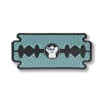 Protišmyková holičská podložka v tvare žiletky BDS Barber mat razor blade