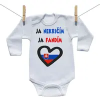Boodyy Body s dlhým rukávom Ja nekričím, ja fandím 68 (3-6 mesiacov)