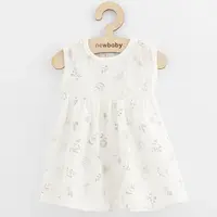 Dojčenské mušelínové šaty Zoe, vel. 62 (3-6m)