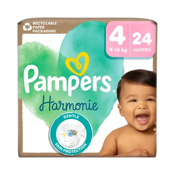 Pampers Harmonie plienky veľkosť 4, 9kg-14kg
