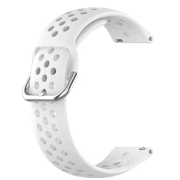 BStrap Silicone Dots remienok na Xiaomi Amazfit Stratos 2/2S/3, white