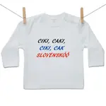 Boodyy Tričko s dlhým rukávom Ciki, caki, ciki, cak 110 (4-5 rokov)