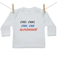 Boodyy Tričko s dlhým rukávom Ciki, caki, ciki, cak 110 (4-5 rokov)