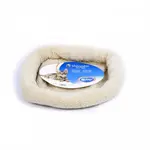 DUVO+ Oválne ležadlo z umelej ovčej kože 50x35cm pre mačky