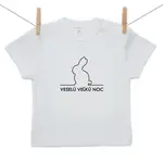 Boodyy Tričko s krátkym rukávom Veselú Veľkú noc 3 80 (9-12 mesiacov)