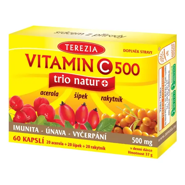 TEREZIA VITAMÍN C 500 trio natur+