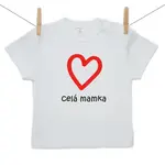 Boodyy Tričko s krátkym rukávom Celá mamka 122 (6-7 rokov)