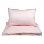 Obliečky do postieľky - svetloružová bodka