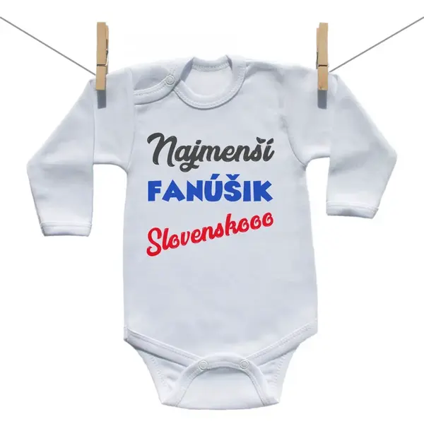 Boodyy Body s dlhým rukávom Najmenší fanúšik 56 (0-2 mesiace)