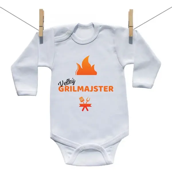 Boodyy Body s dlhým rukávom Veľký grilmajster 86 (12-18 mesiacov)