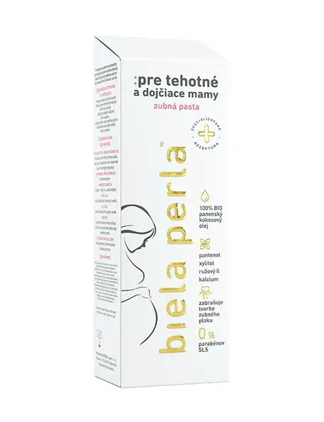 Biela perla - pre tehotné a dojčiace mamy, zubná pasta