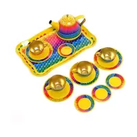 Riady kovové sada žltá 15ks